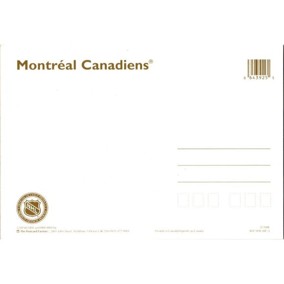 Vintage Original 6 Postcard Factory Promo NHL Vintage  Lot Of 6 Leafs Canadiens - Picture 11 of 13